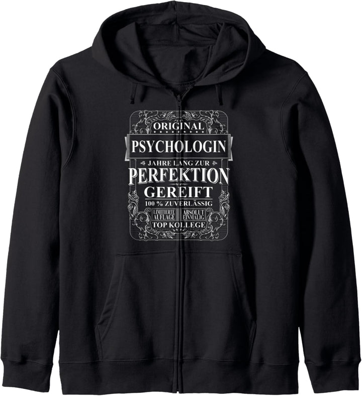 Original Psychologin Geburtstag Arbeitskollege Vintage Kapuzenjacke