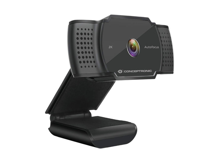 Conceptronic Webcam AMDIS02B 2k Super HD Webcam+Microphone sw, grau 2K Super HD AMDIS02B, 2K Super H