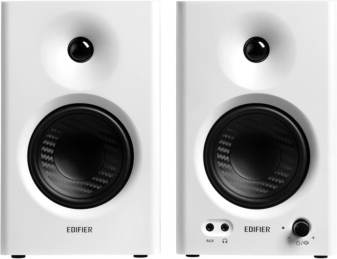Edifier MR4 kompakte 2.0 Studiomonitore (42 Watt) mit Class-D Verstärker und Zwei wählbaren Klangmod