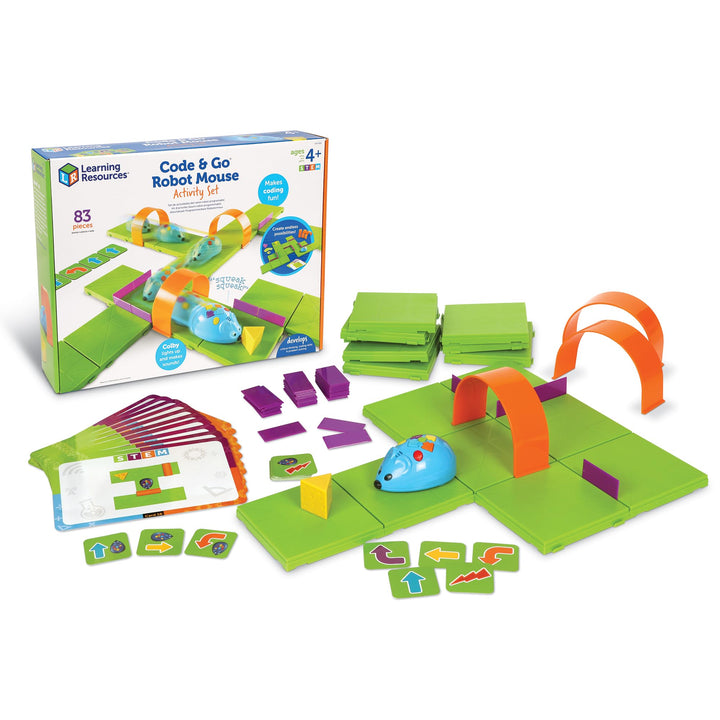 Learning Resources Robotermaus zum Programmieren & Loslegen Aktivität Set, 5 Jahre to 9 Jahre MINT-F