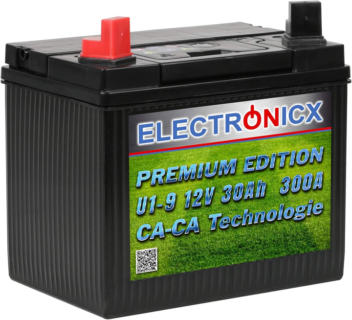 Rasentraktor Batterie 30Ah Akku Rasenmäher und Aufsitzrasenmäher Starterbatterie für Rasenmähertrakt