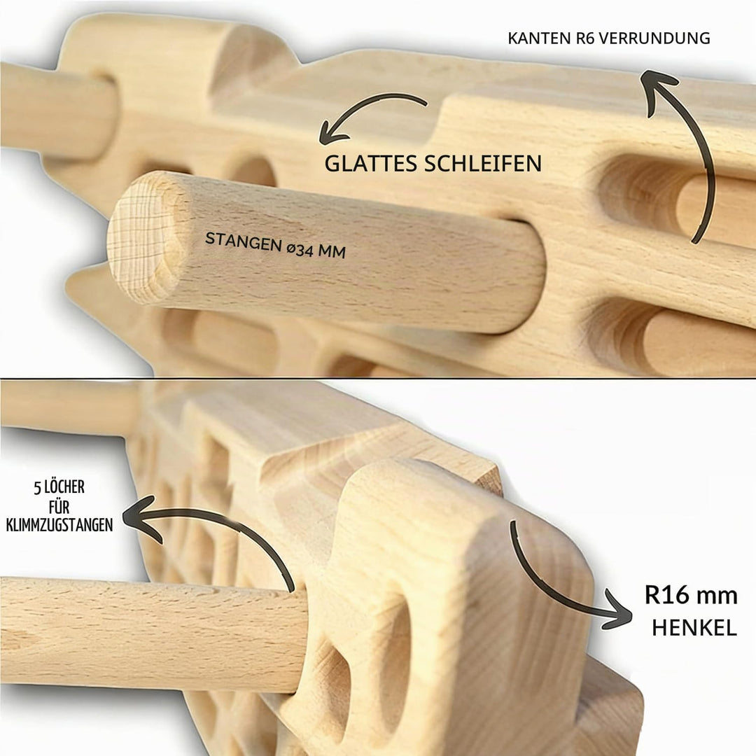 Hangboard,Fingerboard Klettern,Hangboard Türrahmen,Kletterboard,Als Klettergerüst Und Klimmzugstange