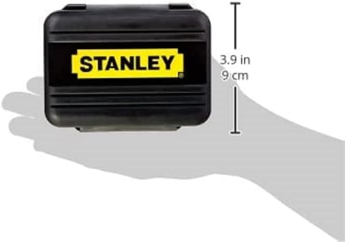 Stanley 1/4" Bit-Satz 1-13-906 (25mm, 39-teilig Set mit Mini-Umschaltknarre und Steckschlüsseln) 1 S