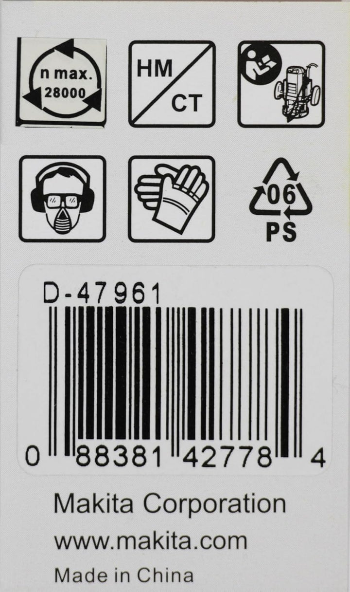 Makita D-47961 V-Nutfräser 12,7mm