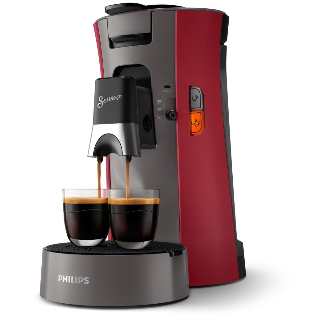 Philips SENSEO Select CSA230/90 Kaffeepadmaschine Rot