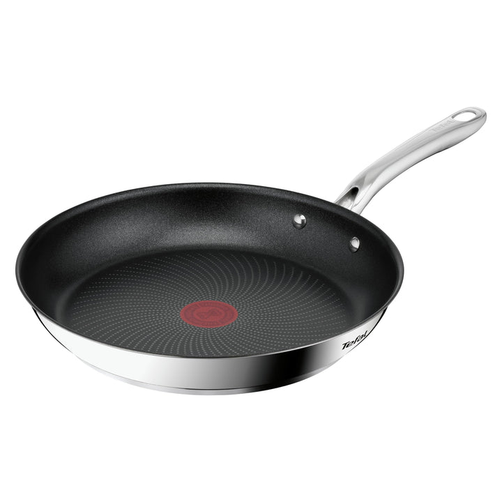 Tefal Infinite Pfanne Induktion 28 cm, Bratpfanne mit Antihaftversiegelung, Thermo-Signal bei ideale