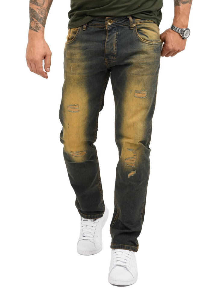 Rock Creek Herren Jeans Hose Denim Stretch Regular Fit Jeanshose Stonewashed W29-W44 29W / 30L Rc-32