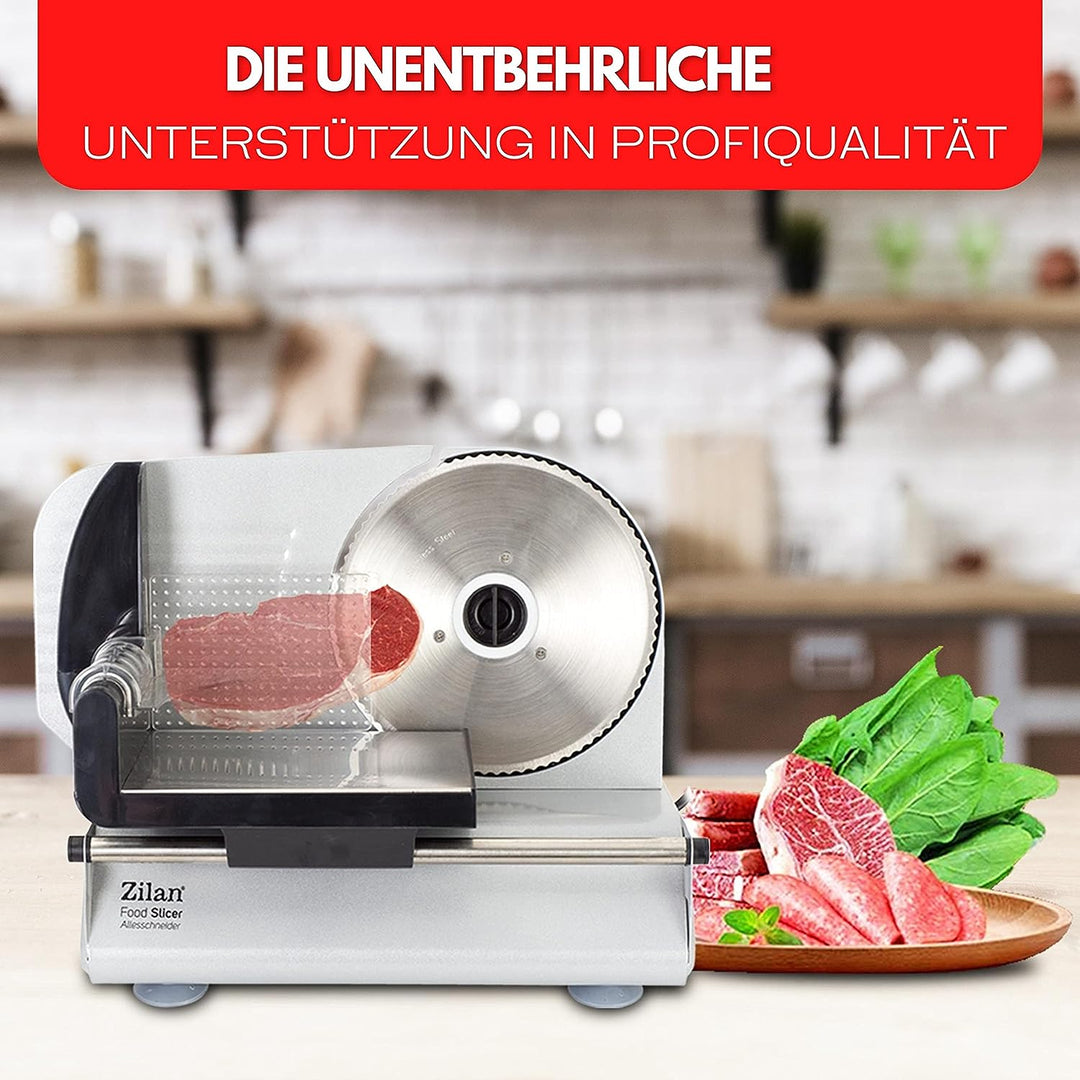 Brotschneidemaschine | Edelstahlklinge Ø190 mm | Schneidestärke 0-15 mm | Brotschneider | Bread Slic
