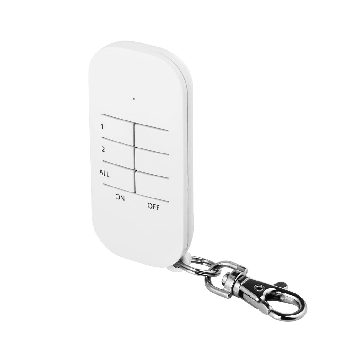 Smartwares 2-Kanal-Fernbedienung mit Schlüsselanhänger – Plug & Connect - Reichweite bis 30 m – Indo