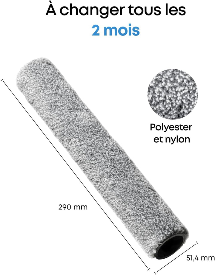 eufy Wischrolle, langlebig, waschbar, effektive Reinigung, passend für E25, E28, S1 und S1 Pro