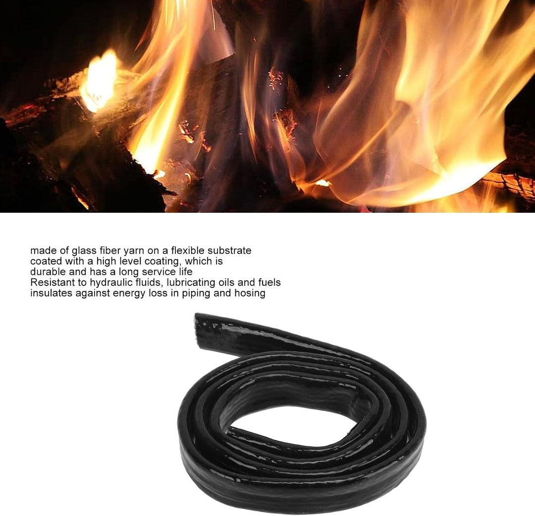 Hitzebeständige Feuerschutzmanschette, Silikon-Hitzeschild für Ölleitungen, 8AN Hitzeschutz, for Aut