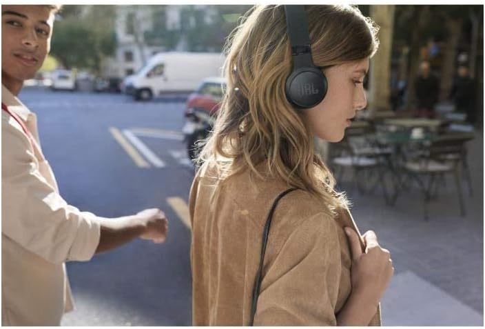 JBL LIVE 400 BT kabellose On-Ear Kopfhörer - Schwarz – Bluetooth Ohrhörer mit bis zu 24 Stunden Lauf