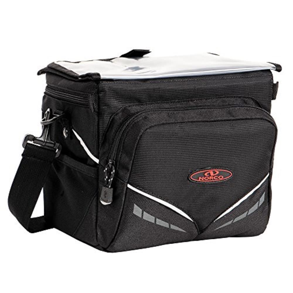 Norco Canmore - Geräumige Lenkertasche Schwarz, Schwarz