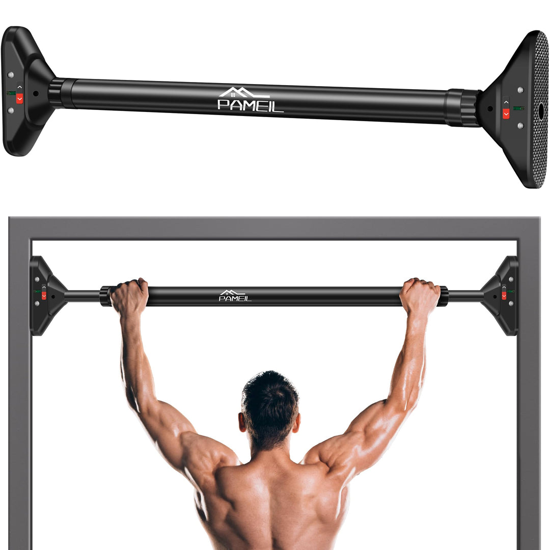 Klimmzugstange Türrahmen, Pull Up Bar Tragkraft bis 200 Kg, Reckstange Ohne SchraubenAusziehbar, Neu