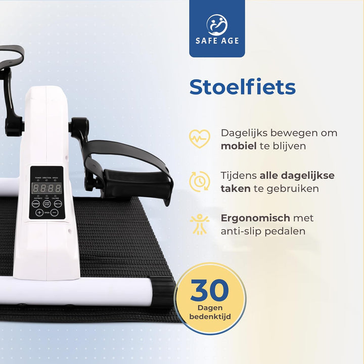 Sitzfahrrad mit 6 Stützstufen - elektrisch oder manuell angetrieben - Bürofahrrad - für Arme und Bei