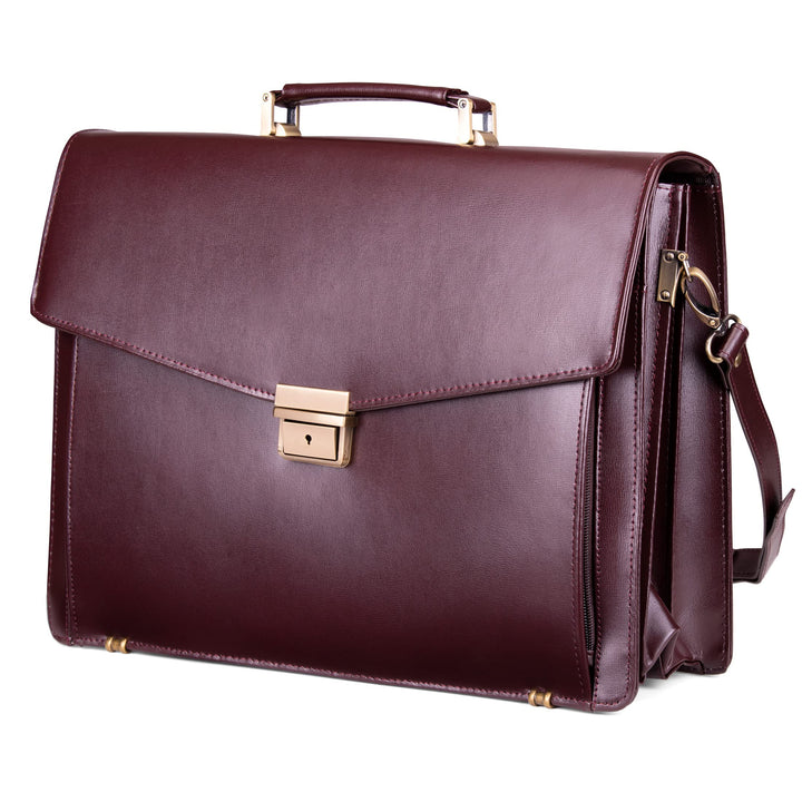 TASSIA Aktentasche Mit Herausnehmbarer Laptophülle, Attachékoffer, Laptoptasche Herren, Businesstasc