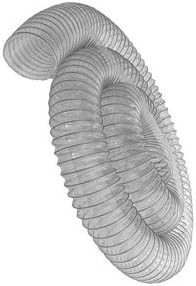 Absaugschlauch transparent D=100 mm L=5,0 m - Zubehör für die Absauganlage
