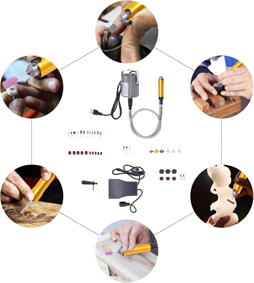 780W Elektrische Drehwerkzeug Flex Shaft Wellen Aufhängung Rotary Tool Set Flex Welle Elektrische Mu