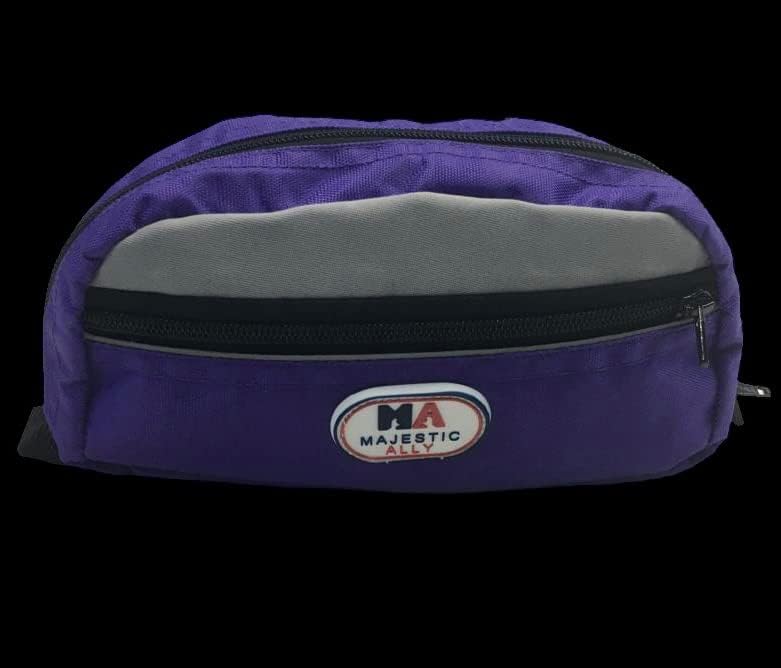 Majestic Ally Nylon Reflektierende Satteltasche für Sattelzubehör (lila) Einheitsgrösse Violett, Ein