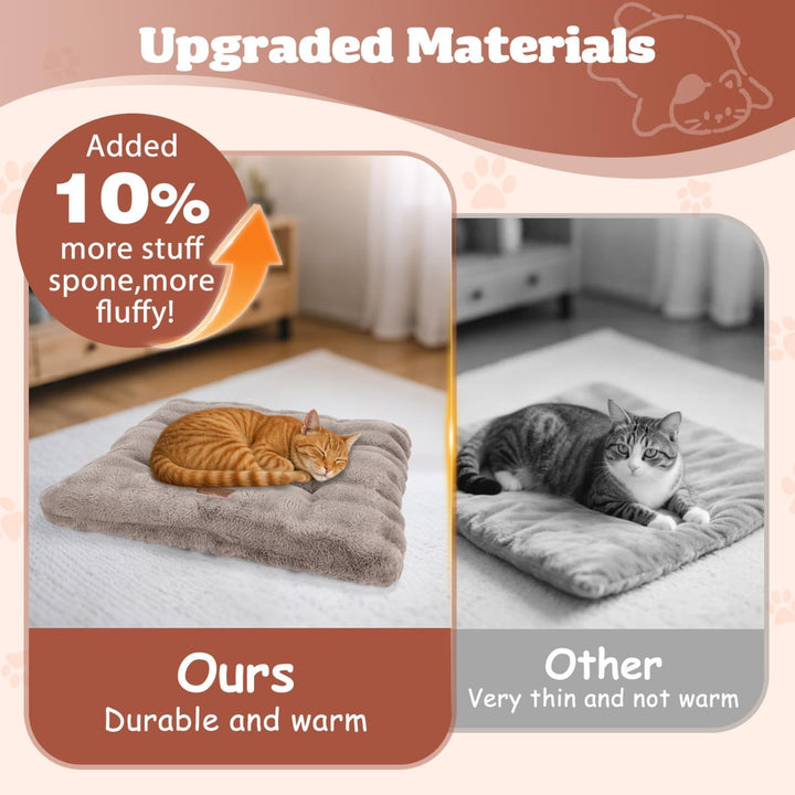 Nobleza Katzenbett Flauschig und Weich, Verdickte Katzendecke für Katzen Waschbar Rutschfestes, Hund