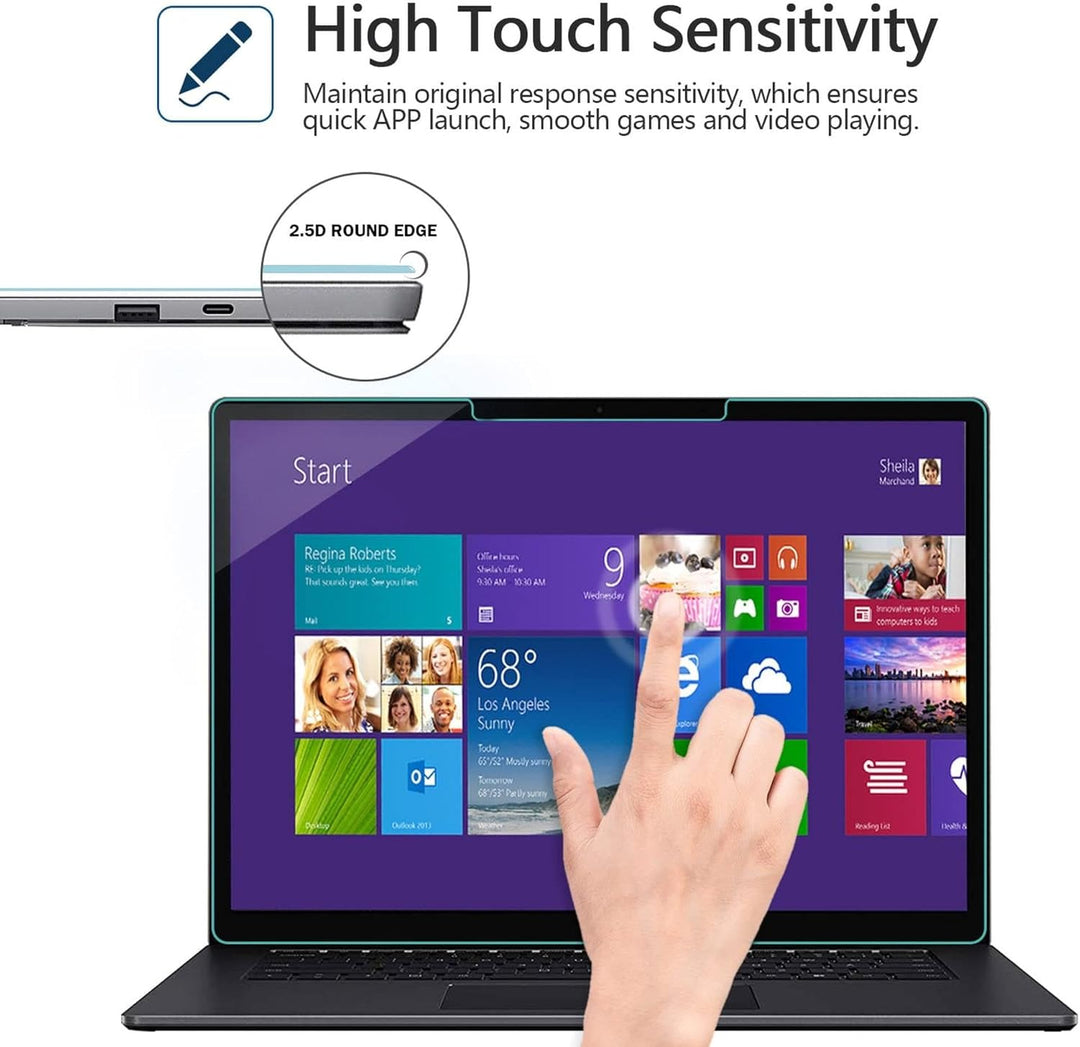 MEGOO Displayschutzfolie für Microsoft Surface Laptop 6/5/4/3/2/1 13,5 Zoll, Blaues Licht blockieren