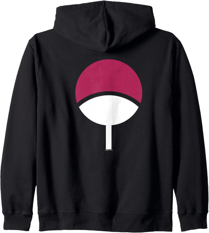 Naruto Shippuden Sasuke Symbol Kapuzenjacke