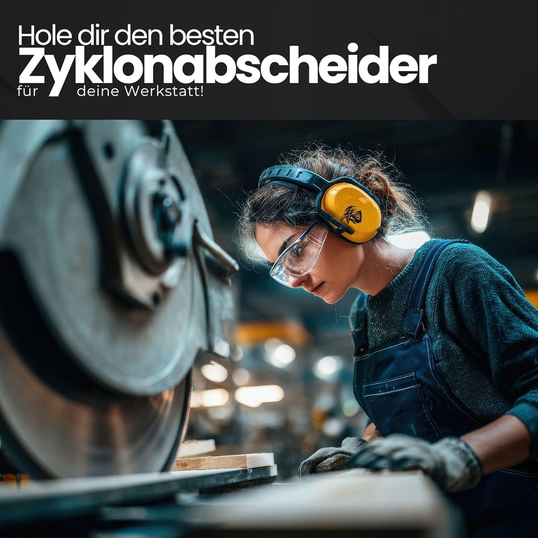 Zyklonabscheider - Absaugung Werkstatt - Absauganlage Späneabsauganlage - Cyclone Dust Collector - A