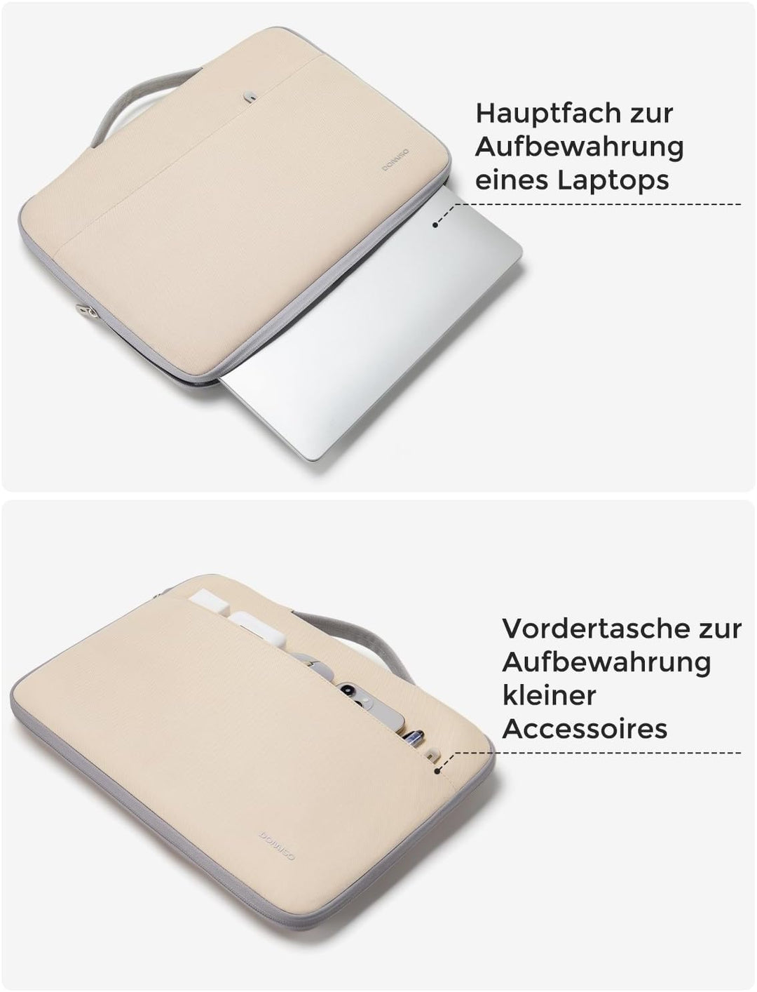 DOMISO Laptoptasche Laptop Tasche Hülle Notebook Sleeve Case Bag Schutzhülle Kompatibel mit 15 zoll