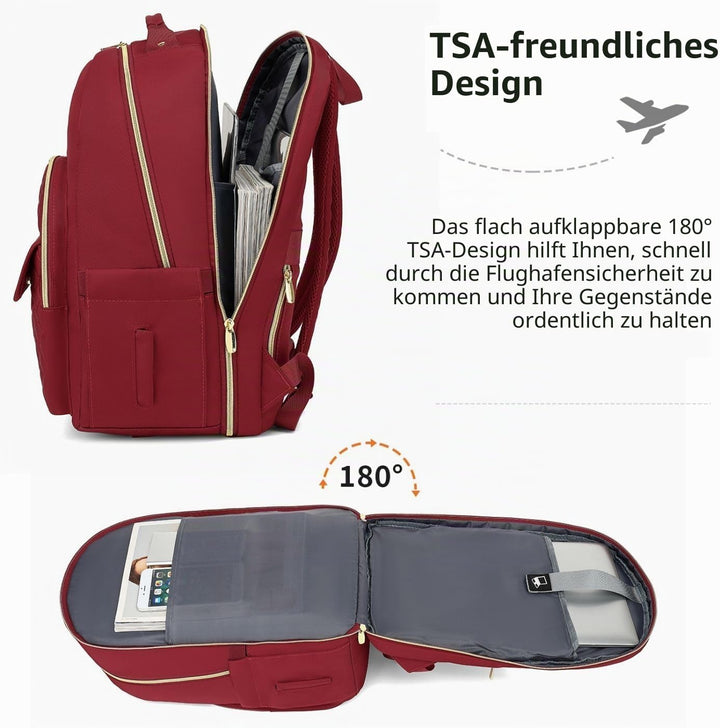Rucksack Laptop Damen Rucksack Mädchen für Universität Studium Arbeit Büro,Lehrerrucksack Schulrucks