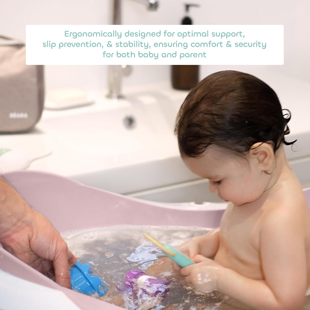 BÉABA - Babywanne - Rutschsicher und Komfortabel - Ergonomisch und Vielseitig - Weiches und Sanftes