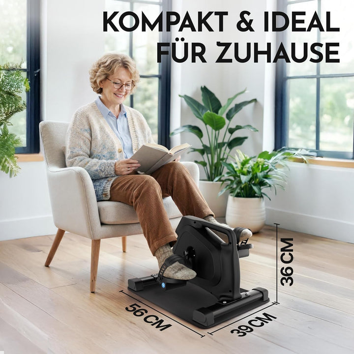 NEOLYMP Pedaltrainer für Zuhause TÜV geprüft – gelenkschonender Beintrainer im Sitzen für Senioren,