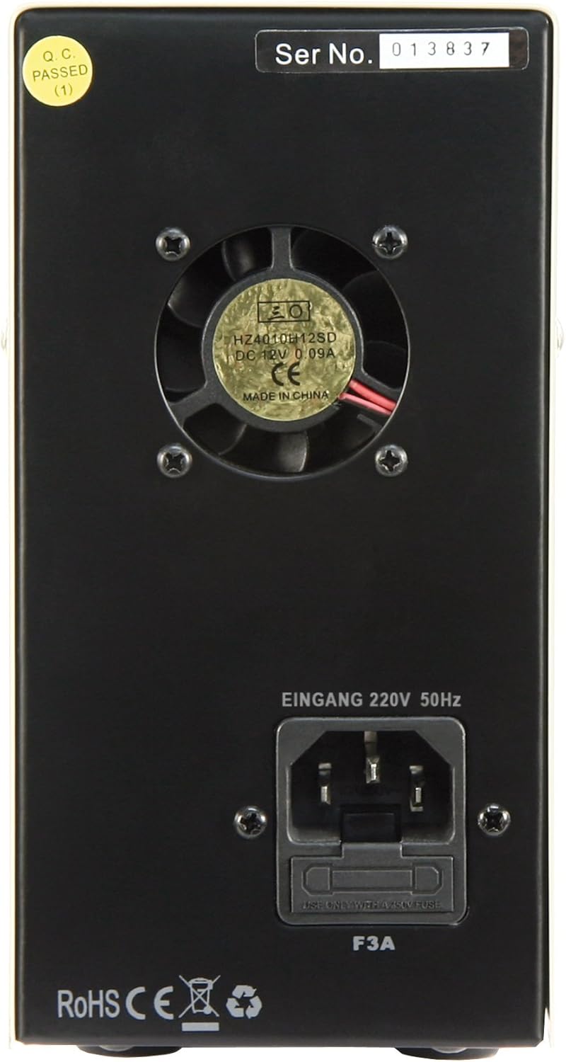 McPower Labornetzgerät | LBN-303 | 0-30V, 0-3A | Regelbares Netzgerät 90W | Präzise einstellbare Gle