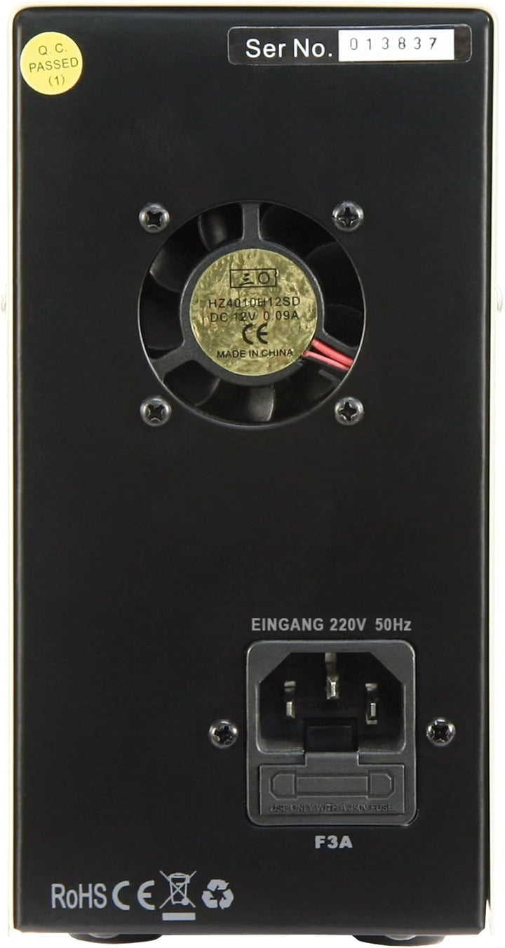 McPower Labornetzgerät | LBN-303 | 0-30V, 0-3A | Regelbares Netzgerät 90W | Präzise einstellbare Gle