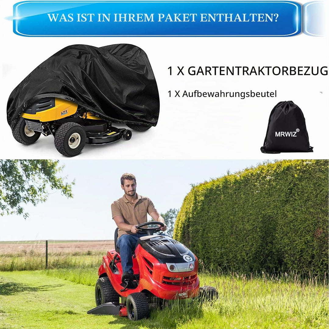 Abdeckplane rasentraktor, Rasentraktor abdeckplane, Rasenmäher abdeckung, 420D winddichte, Regendich