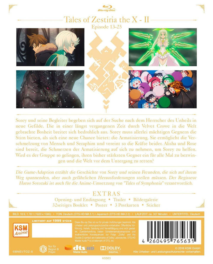 Tales of Zestiria - The X - Staffel 2: Episode 13-25 - Limited Edition [Blu-ray], Blu-ray