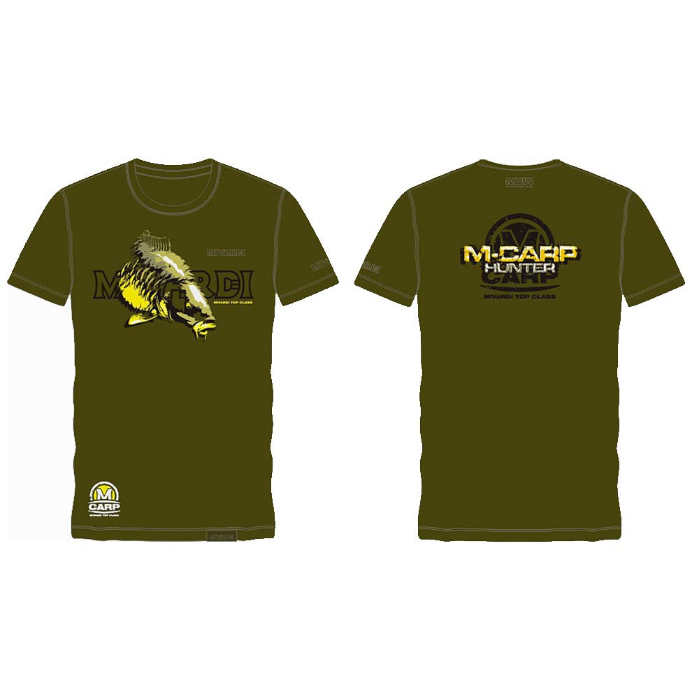 Karpfen Angler T-Shirt MCW Hunter S Grün, S Grün