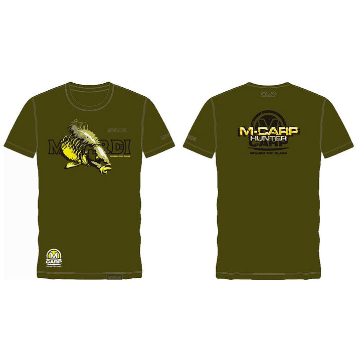 Karpfen Angler T-Shirt MCW Hunter S Grün, S Grün