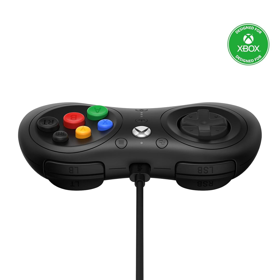 8Bitdo M30 Wired Controller for Xbox Series X|S, Xbox One, and Windows with 6-Button Layout - Offici