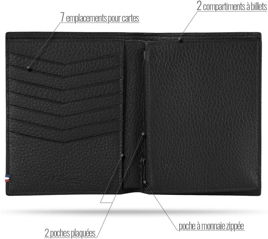 Vertical Neo Capsule Wallet Schwarz ST Dupont