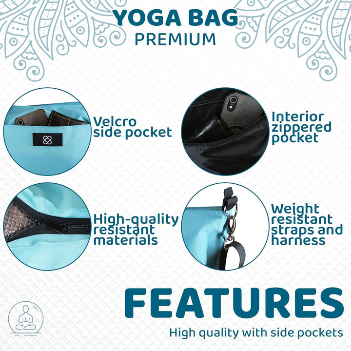 DOJA Barcelona Yogatasche XXL Gross- Robuste und Geräumige Yoga Tasche für Matte und Zubehö - Yogama