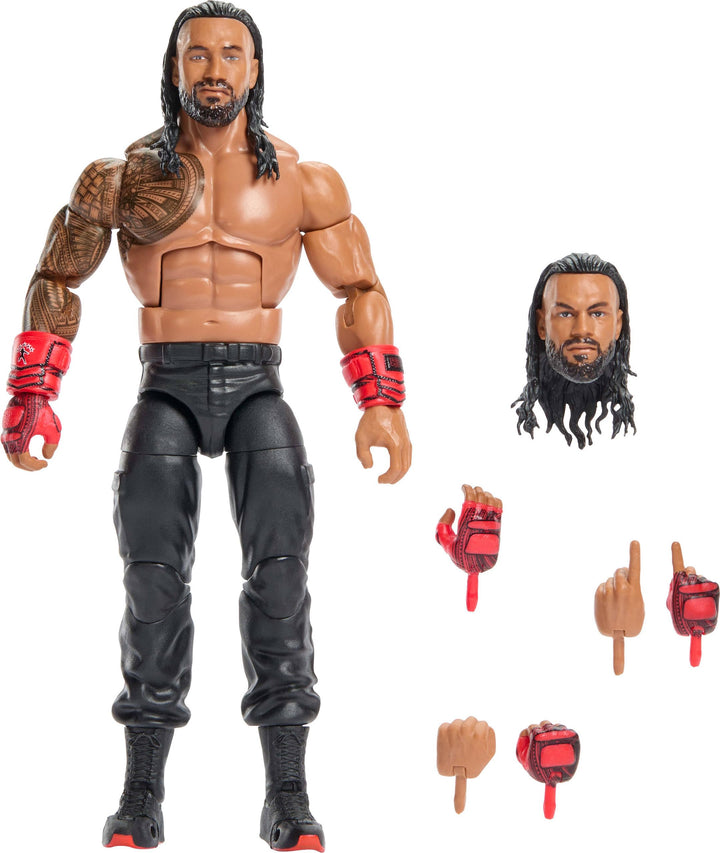 Mattel WWE Elite Collection Top Picks, Set mit Actionfigur und Zubehörteilen, ca. 15 cm grosse Samme