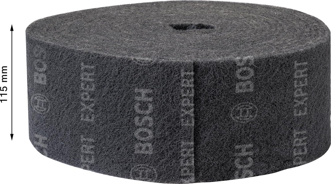 Bosch Professional 1x Expert N880 Vliesrolle (für Stahlbleche, Breite 115 mm, Länge 10 m, ultra fein