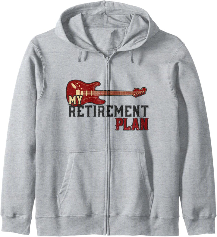 Lustige Gitarre Meine Altersvorsorge Vintage-Musik-Geschenk Kapuzenjacke