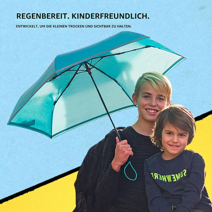 Knirps Rookie manual Kinder Regenschirm capri, 90 cm, Capri