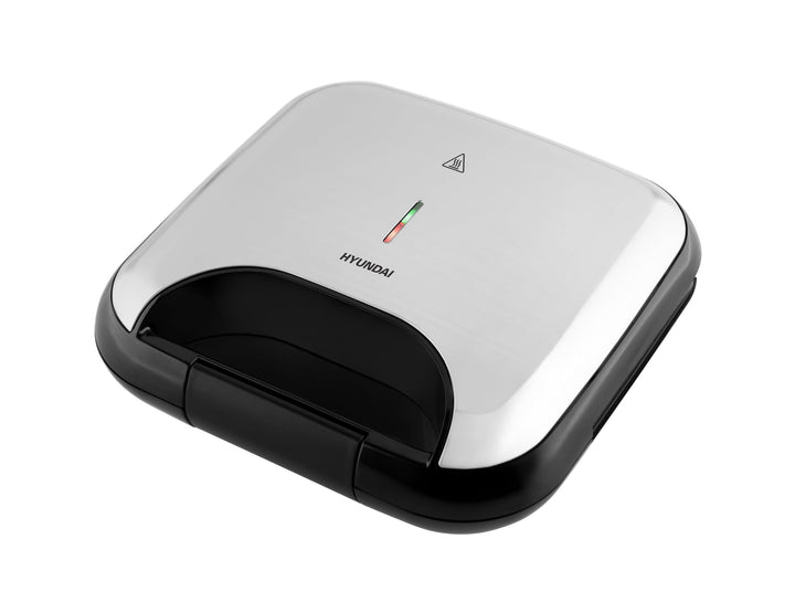 HYUNDAI ELECTRONICS SM615 I Sandwichmaker I 750 W | Sandwich-Toaster | 4 Dreiecks-Sandwiches | Kontr