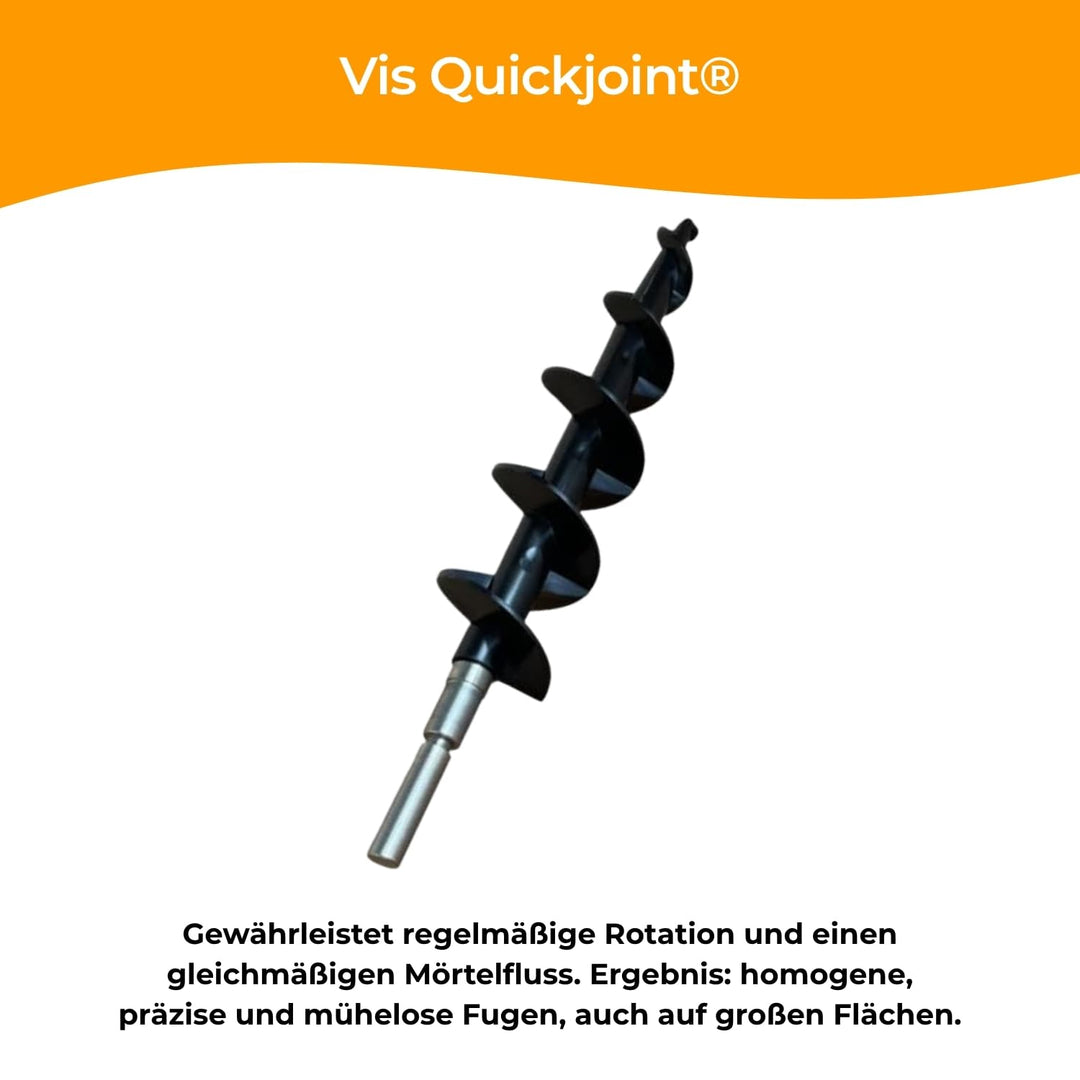 QUICKJOINT Schnecke – Edelstahl und Kunststoff, Sechskantkopf, UNC 5 mm Gewinde, Zubehör für Schnell
