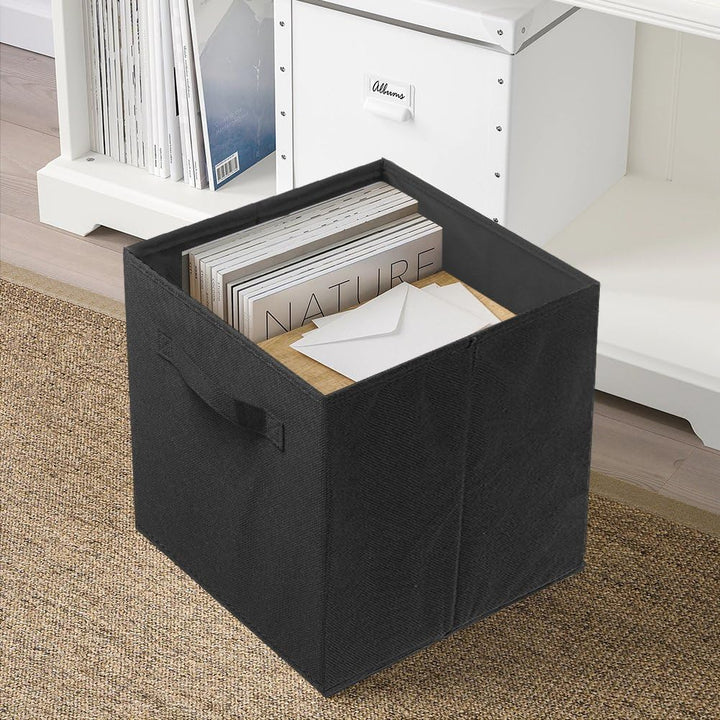 PowerKing Aufbewahrungsbox Organizer aus Stoff, 6 Stück faltbar Aufbewahrungswürfel Aufbewahrung Box