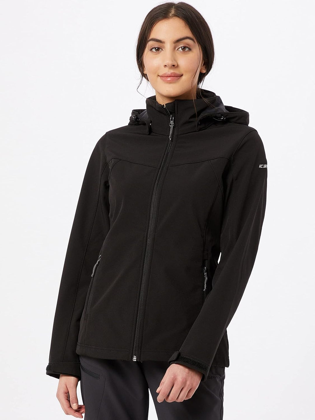 ICEPEAK Damen Brenham Shell Jacket (1er Pack) 40 Schwarz, 40 Schwarz