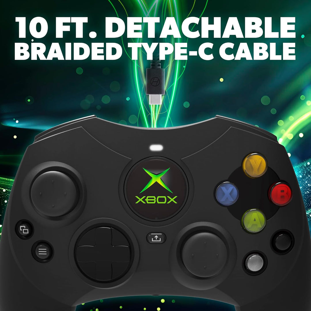 Hyperkin DucheS Wired Controller - black Schwarz, Schwarz