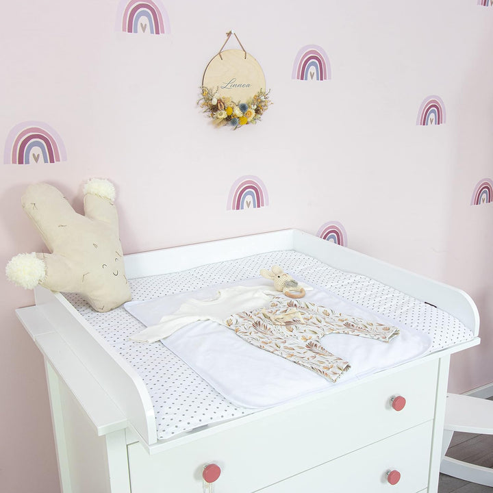 Puckdaddy Wickelaufsatz Knut | Wickelaufsatz kompatibel mit IKEA Koppang Kommoden | 90x75,4x10 cm |